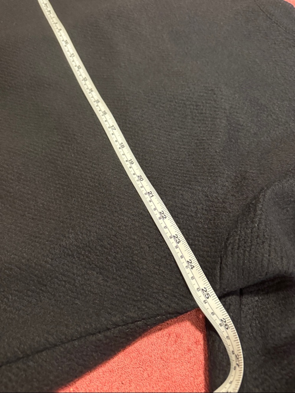 Express Black Open-Front Textured Coat - Picture 9 of 12